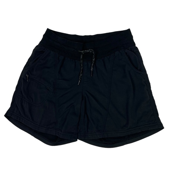 The North Face Women’s Athletic Shorts Sz Small Black Drawstring Elastic Waist - Picture 1 of 9